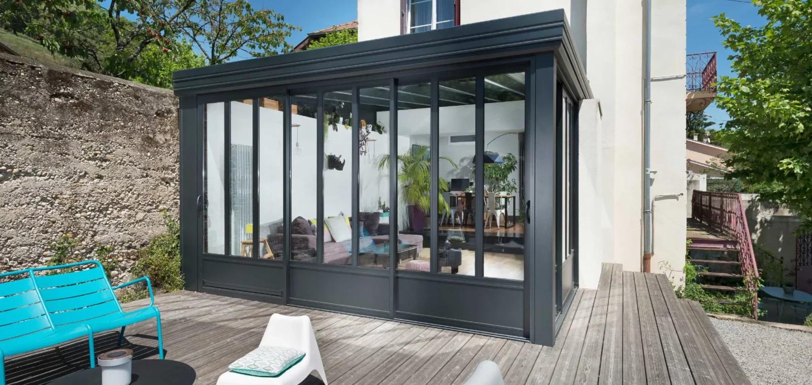 projet travaux de véranda atelier à Neyron proche de Lyon